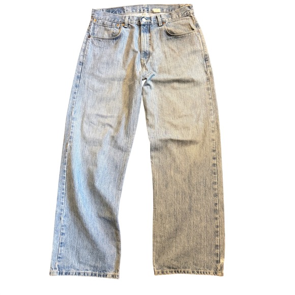 Levi's Other - Levis 579 Baggy Fit Jeans Mens 33x32 Light Wash Wide Leg Vintage Distressed